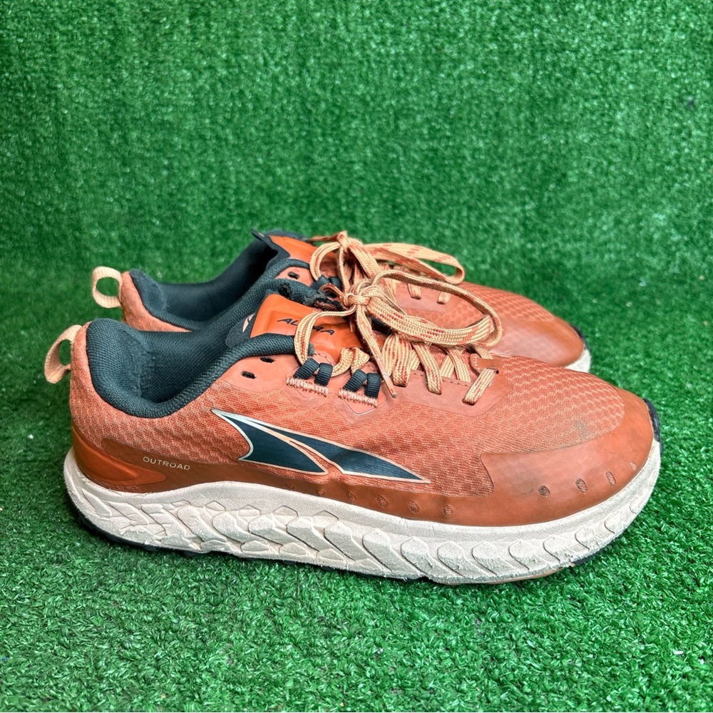 Altra Shoes‎ Womens Size 8 Outroad Trail Running Sneakers AL0A7R72680 Red Orange